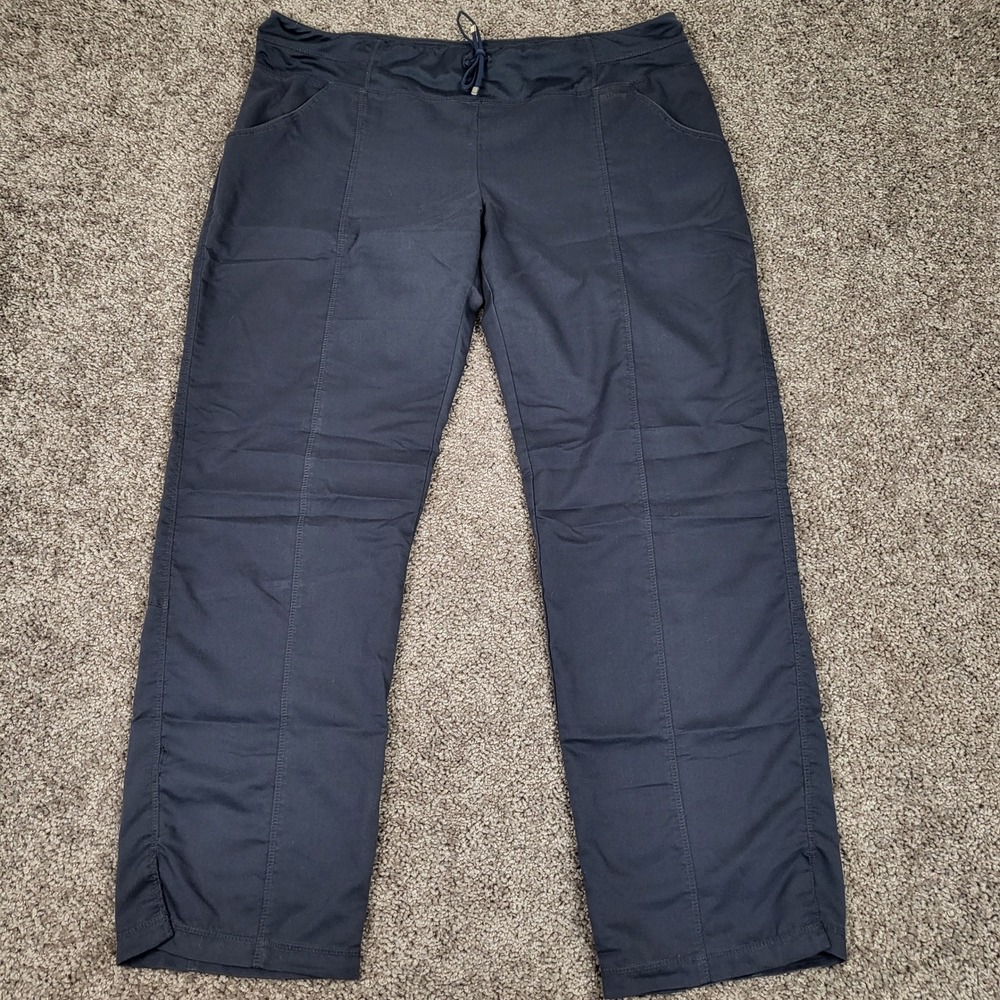 Grey's Anatomy Scrub Pants Women XL Navy Active 4276 Drawstring